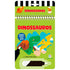 Livro Aquabook Dinossauros, para pintar com água, capa verde com dinossauros e caneta aplicadora. — Plenitude