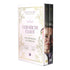 Box Elisabeth Elliot Uma Biografia Autorizada, 2 volumes, capa branca com detalhes florais e foto da autora. — Plenitude