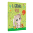 Livro Toque Meu Balão A Gatinha Feliz, capa verde com gatinha e balões para tocar. — Plenitude