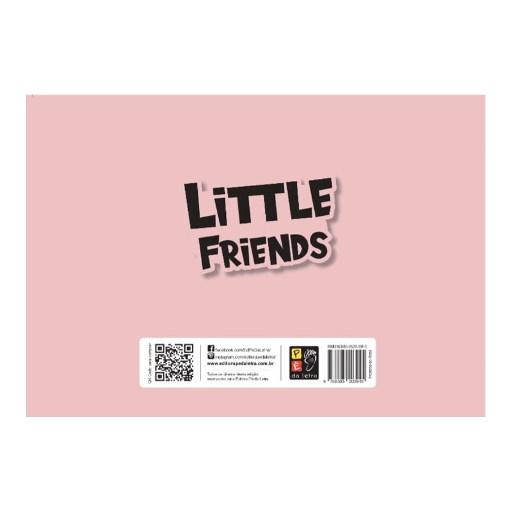 Coleção Cute and Cozy | Little Friends | Para Colorir | Capa Rosa