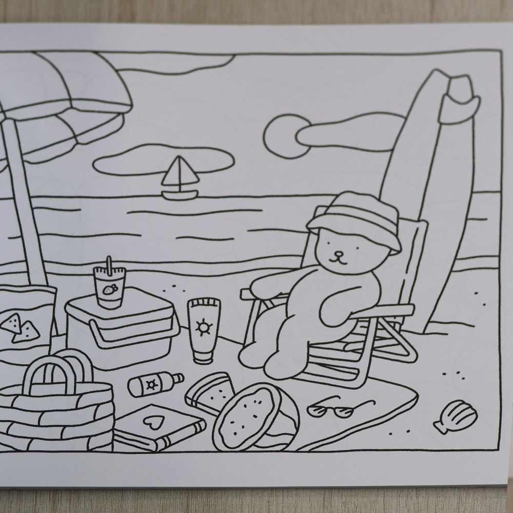 Bobbie Goods | Livro de Colorir | Dias quentes