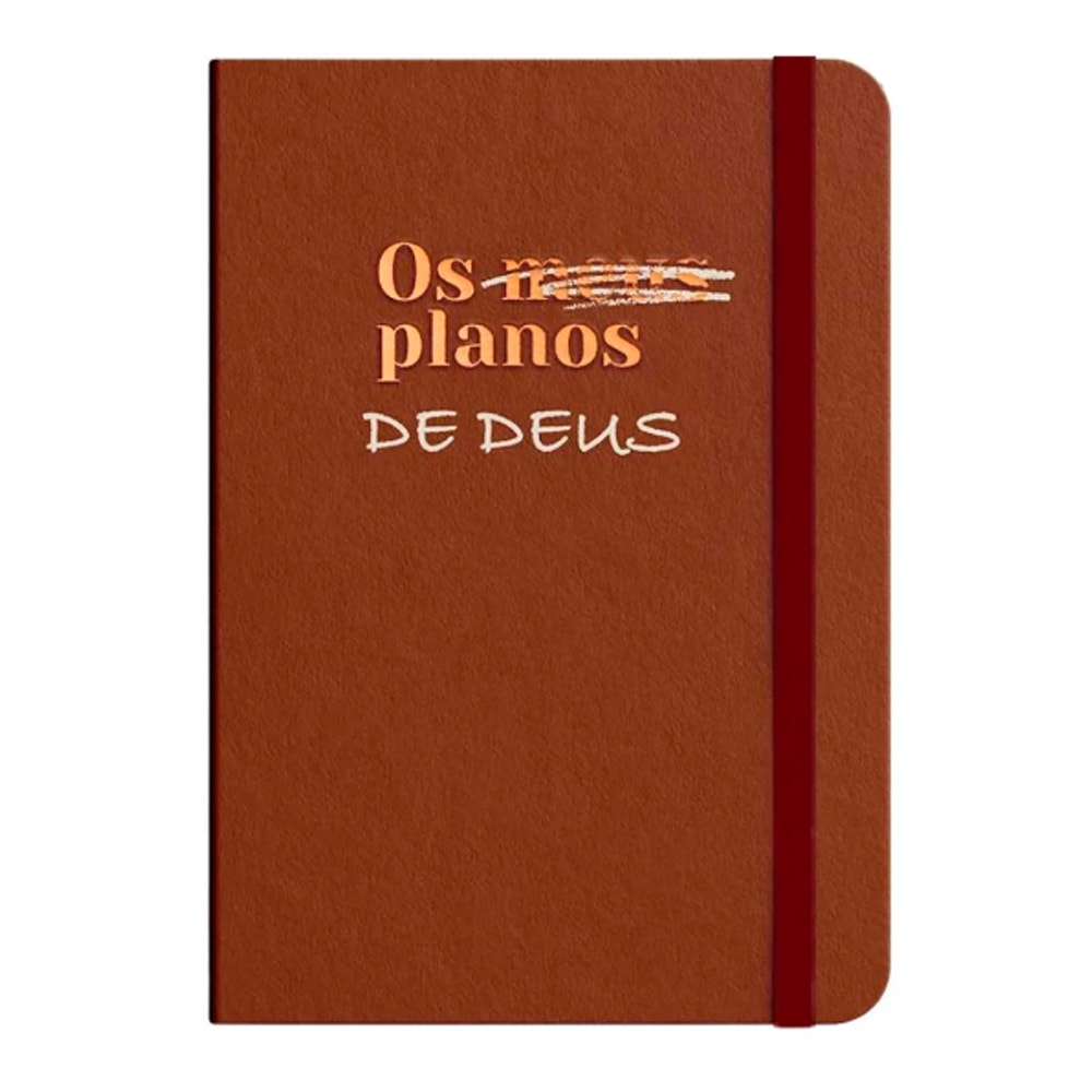 Moleskine | Os Planos de Deus | Marrom |  Viviane Martinello