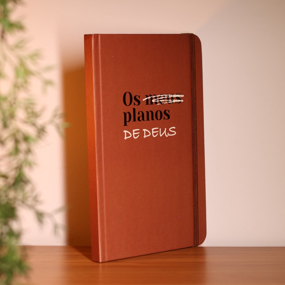 Moleskine | Os Planos de Deus | Marrom |  Viviane Martinello