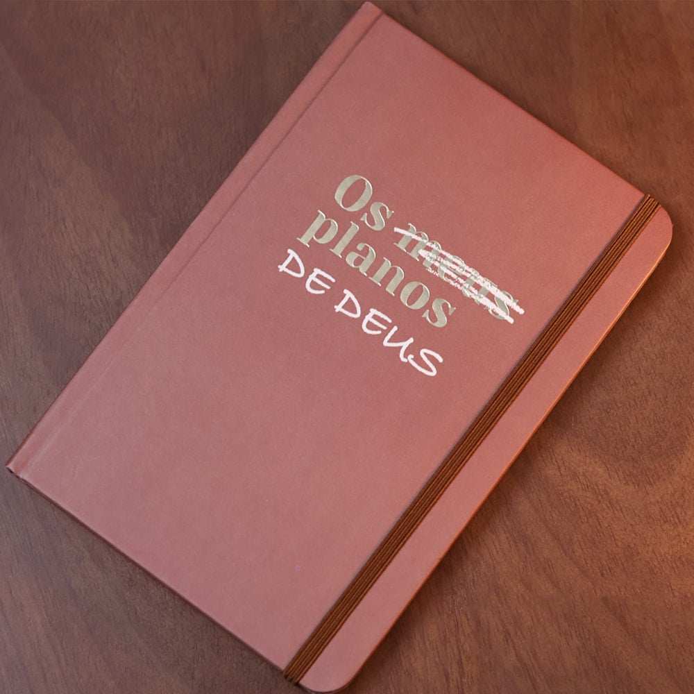 Moleskine | Os Planos de Deus | Marrom |  Viviane Martinello