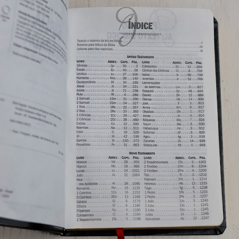 Bíblia Sagrada Sola Scriptura | ARA | Letra Grande | Capa Couro Soft Preta