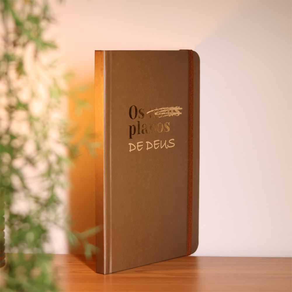 Moleskine | Os Planos de Deus | Bronze | Viviane Martinello
