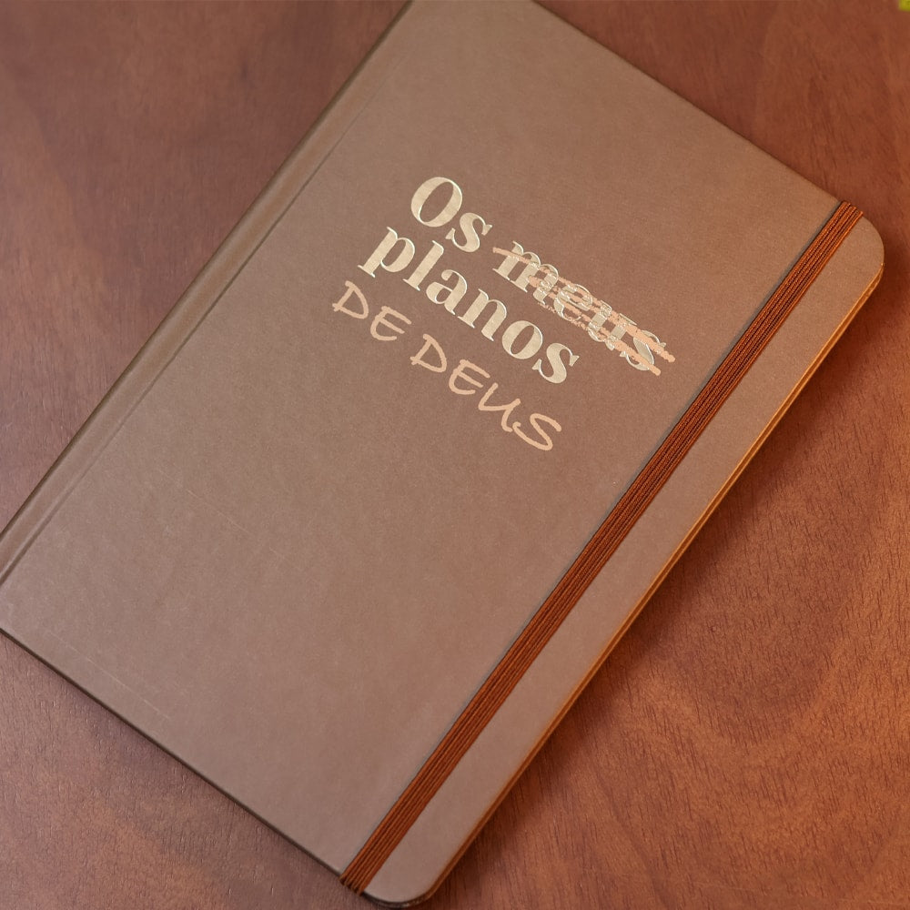Moleskine | Os Planos de Deus | Bronze | Viviane Martinello