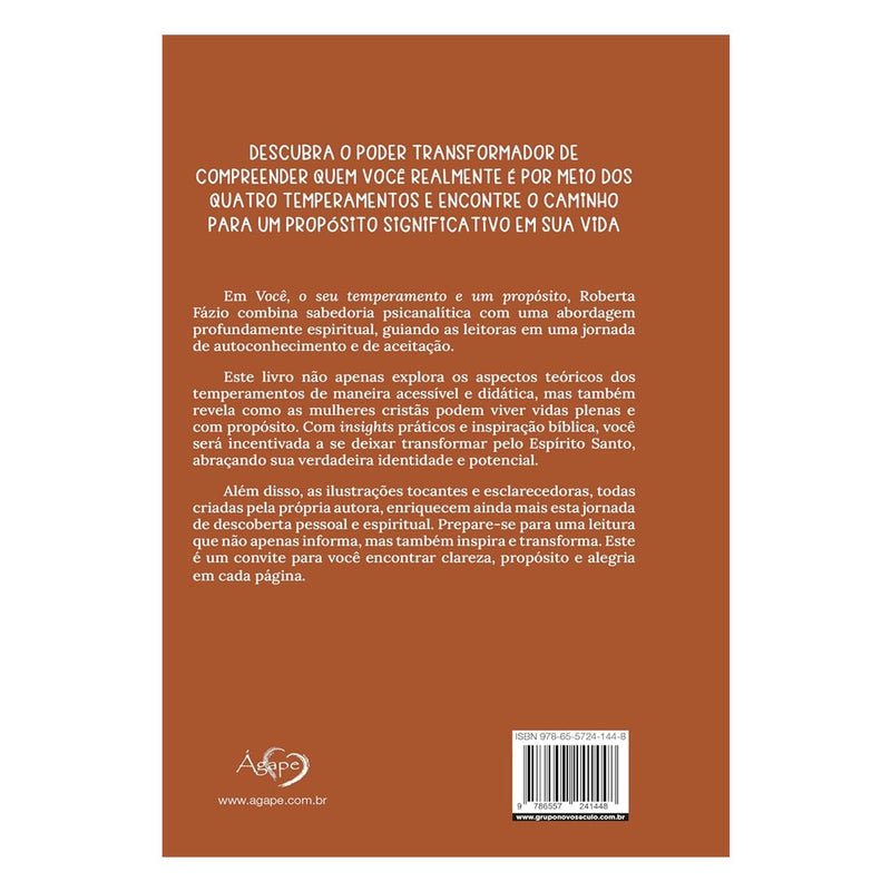 Você, o Seu Temperamento e Um Propósito | Roberta Fázio
