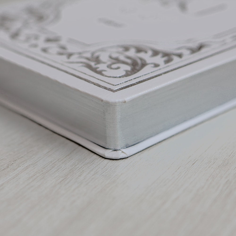 Bíblia King James Fiel 1611 | Extra Gigante | Capa Luxo Branca