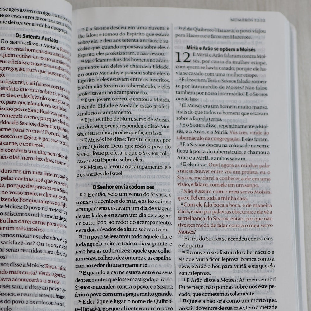 Bíblia King James Fiel 1611 | Extra Gigante | Capa Luxo Branca