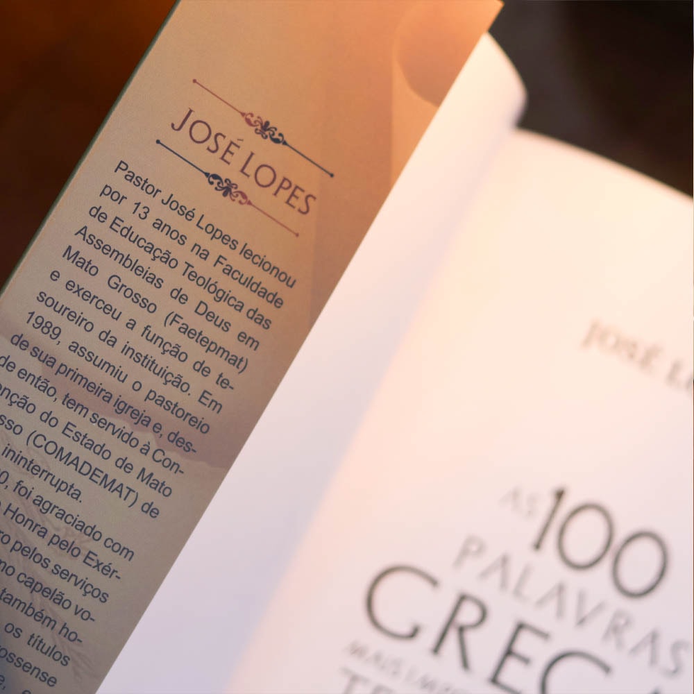 As 100 Palavras Gregas Mais Importantes do Novo Testamento | José Lopes