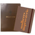 Kit Bíblia Sagrada marrom e caderno marrom — Plenitude