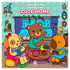 Livro de colorir: Comfy Goods, Cute Home. Capa colorida com animais fofos em uma sala de estar. — Plenitude