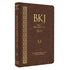Bíblia King James Fiel 1611 | Concordância e Pilcrows | Capa Luxo Marrom