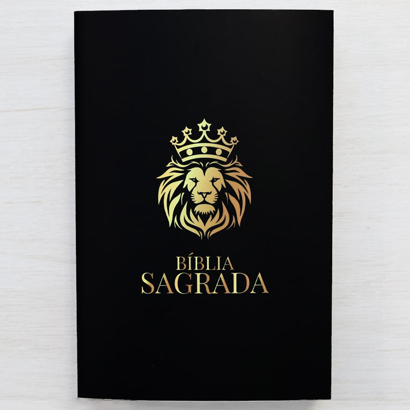 Bíblia Sagrada Leão Coroado | NVI | Capa Brochura