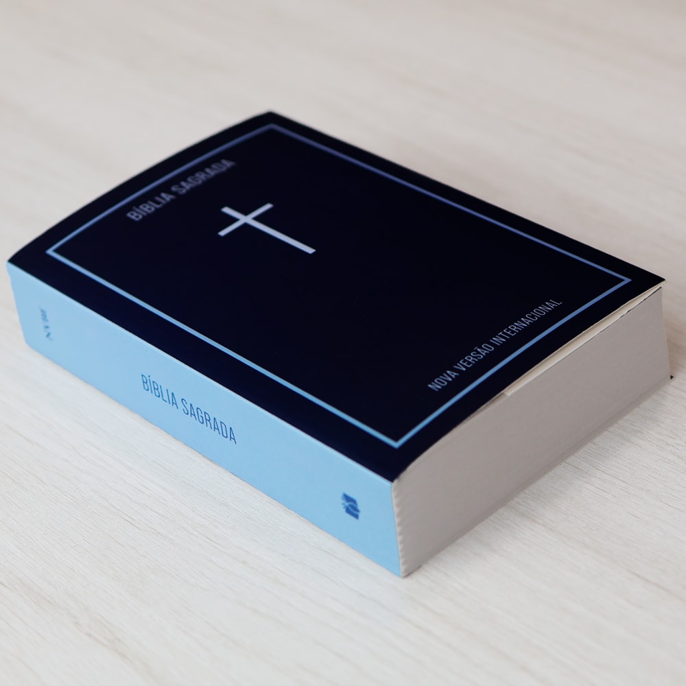 Bíblia Sagrada Cruz Azul | NVI | Capa Brochura