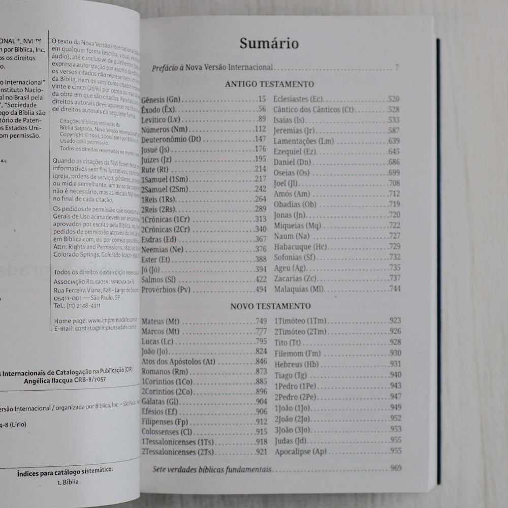 Bíblia Sagrada Cruz Azul | NVI | Capa Brochura