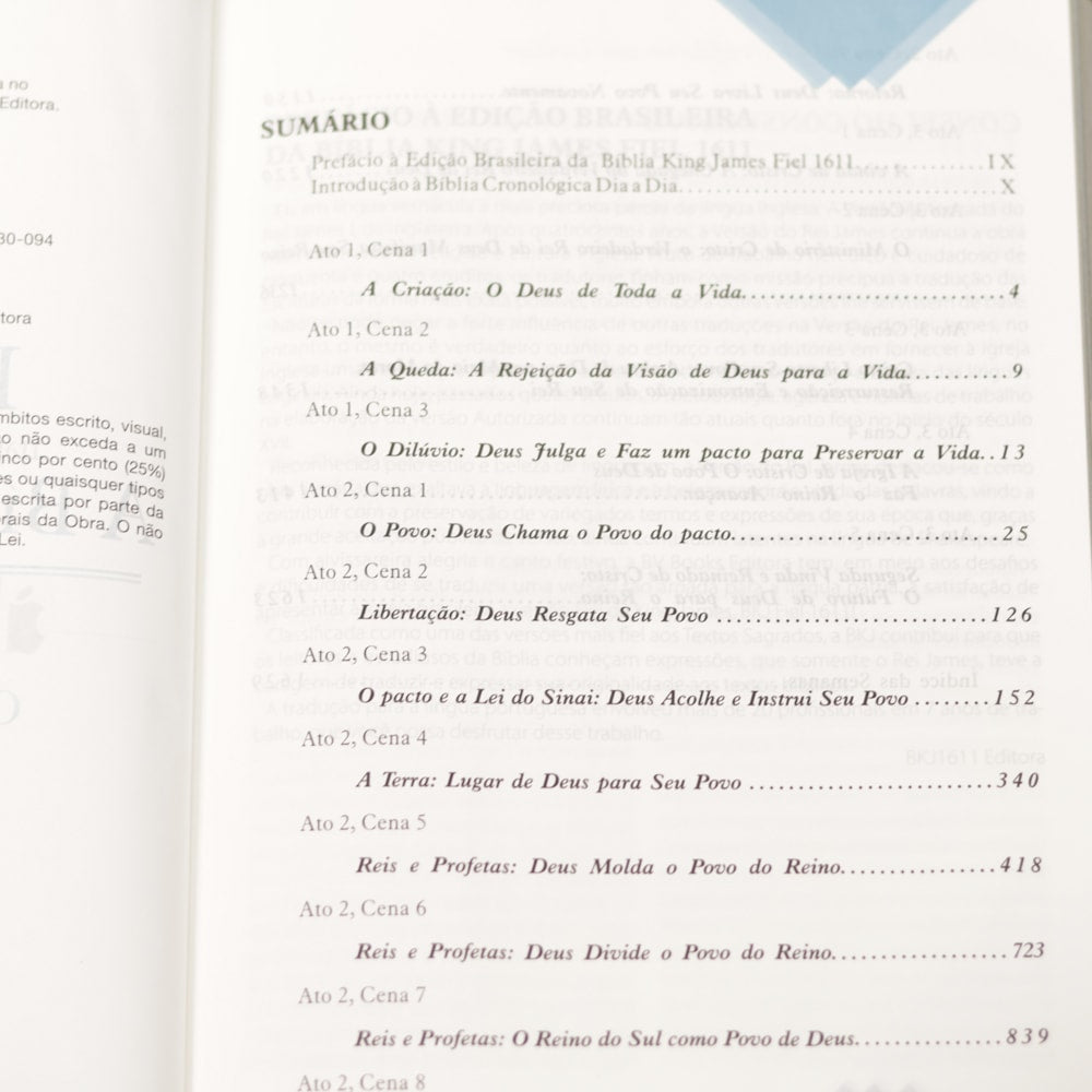 Bíblia Cronológica Dia a Dia | King James 1611 | Capa Dura Preta