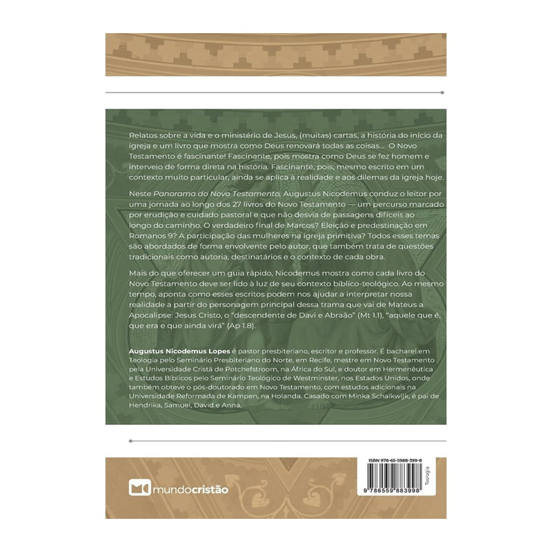 Panorama do Novo Testamento | Augustus Nicodemus