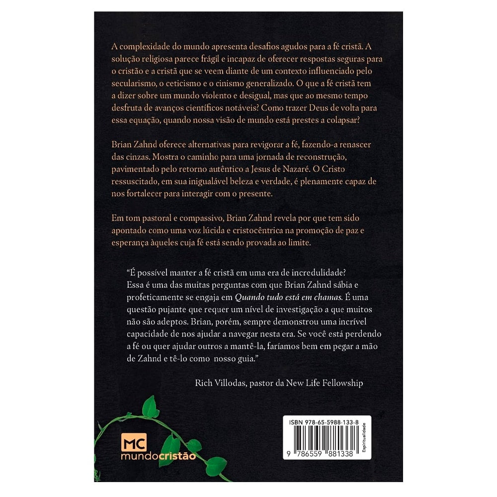 Quando Tudo Está Em Chamas | Brian Zahnd