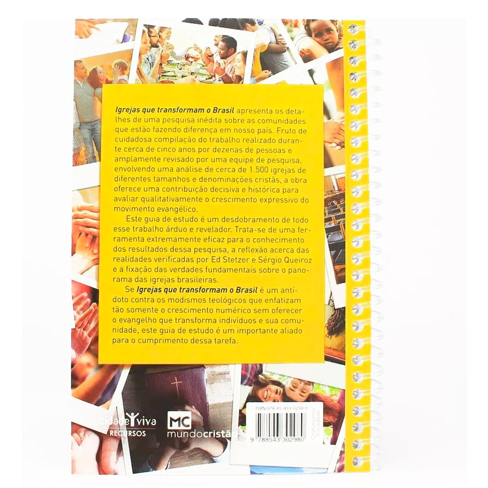 Guia De Estudos |  Igrejas Que Transformaram o Brasil | Ed Stetzer | Sérgio Queiroz