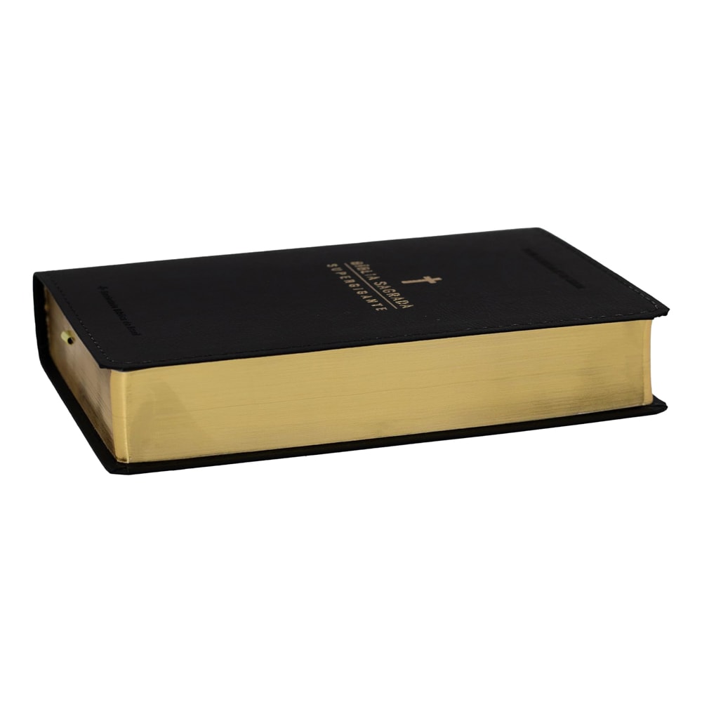 Bíblia Sagrada | Letra Supergigante | NAA | Capa Luxo Preta