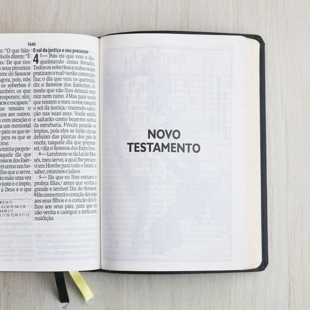 Bíblia Sagrada | Letra Supergigante | NAA | Capa Luxo Preta