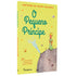 Livro O Pequeno Príncipe de Antoine de Saint-Exupéry, capa amarela com o Pequeno Príncipe. — Plenitude