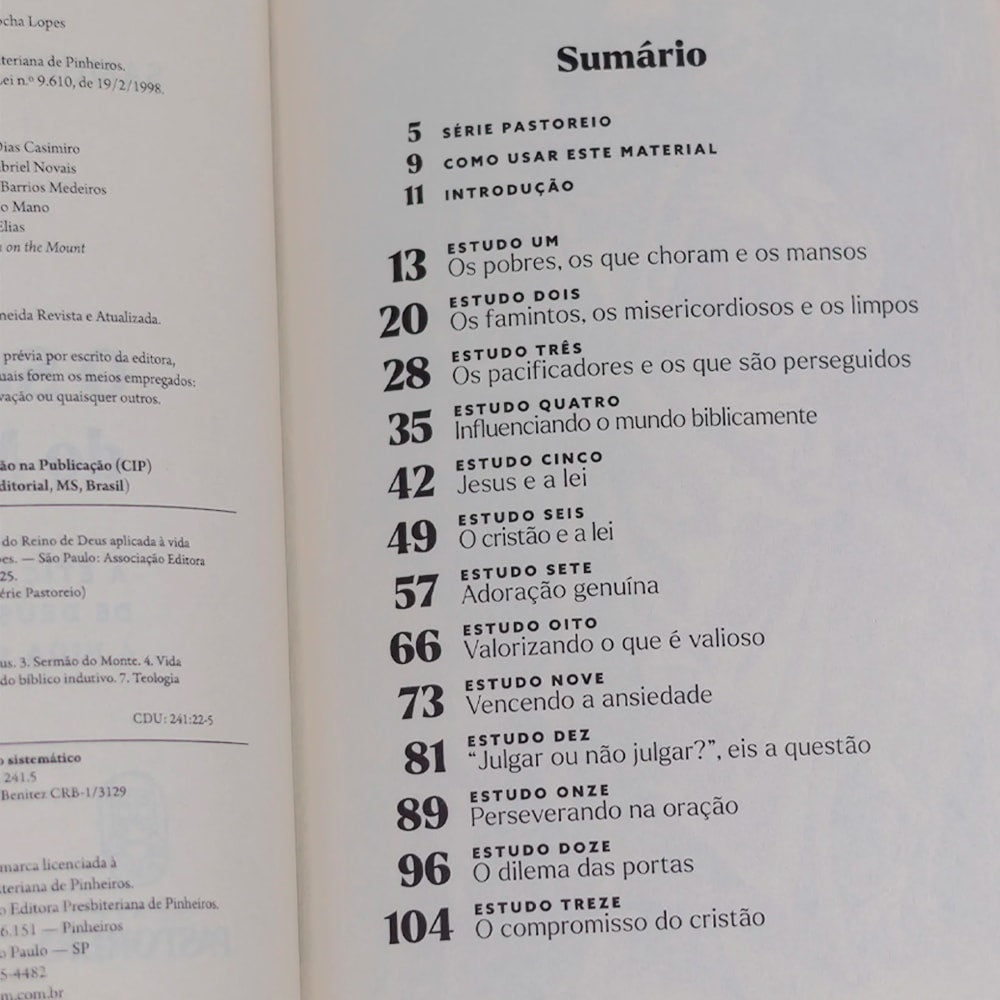 O Sermão do Monte | Série Pastoreio | Samuel Rocha Lopes