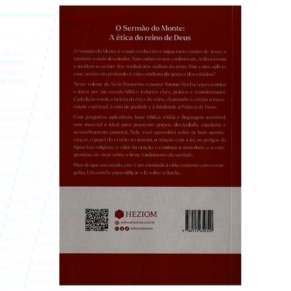 O Sermão do Monte | Série Pastoreio | Samuel Rocha Lopes
