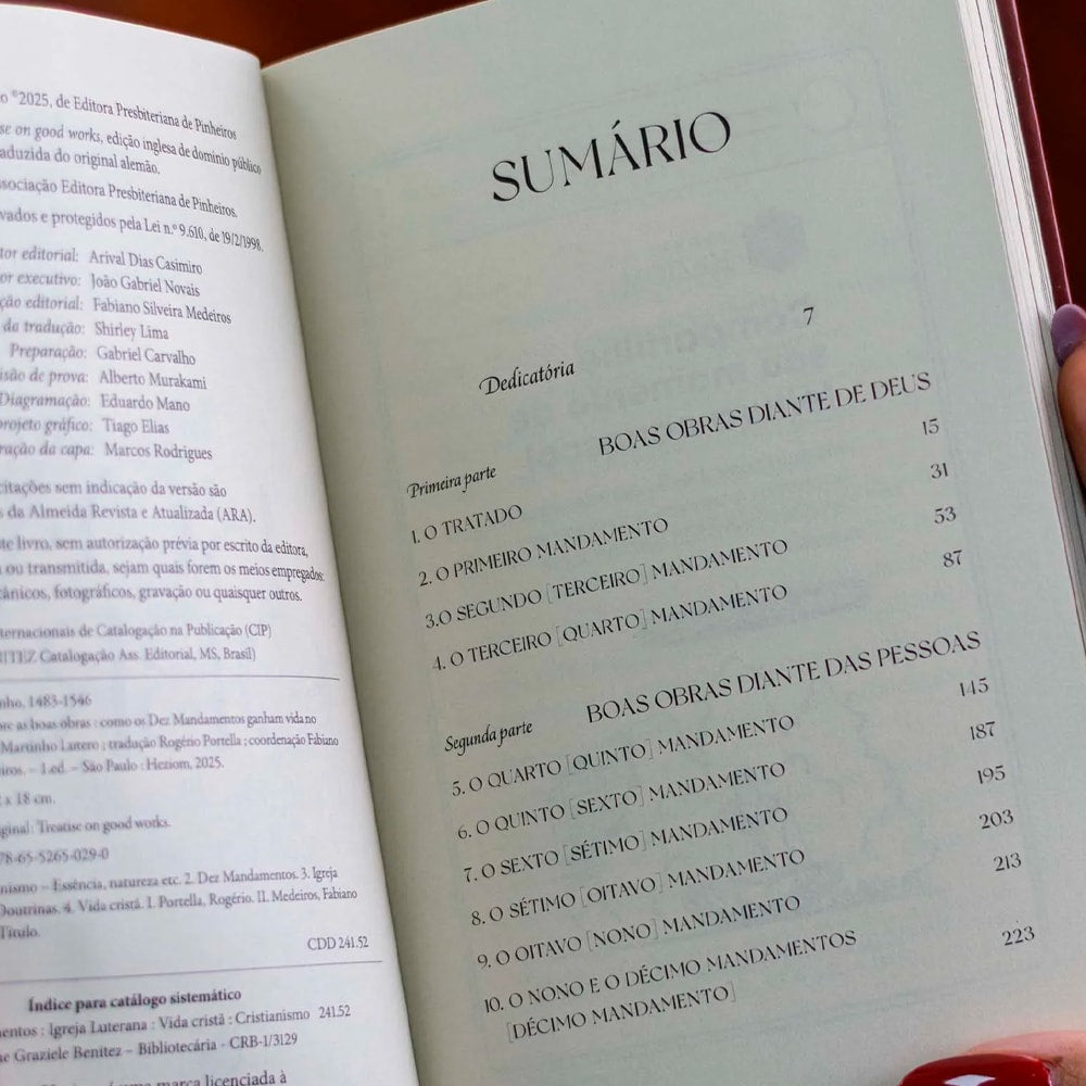 Tratado Sobre as Boas Obras | Martinho Lutero