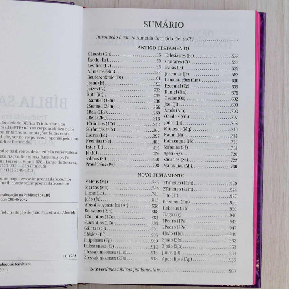 Bíblia Sagrada Não Temas | ACF | Capa Dura