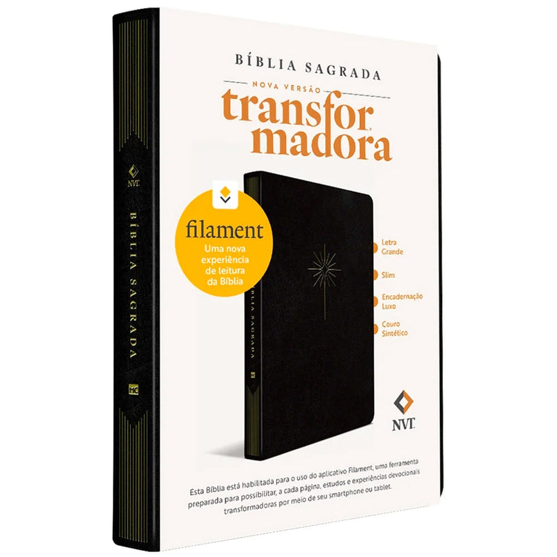 Kit Coragem e Chamado | Bíblia Slim Filament NVT + Corra Com Os Cavalos