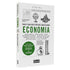 Livro: Tudo Que Você Precisa Saber Sobre Economia, de Alfred Mill. Capa branca com título verde. — Plenitude