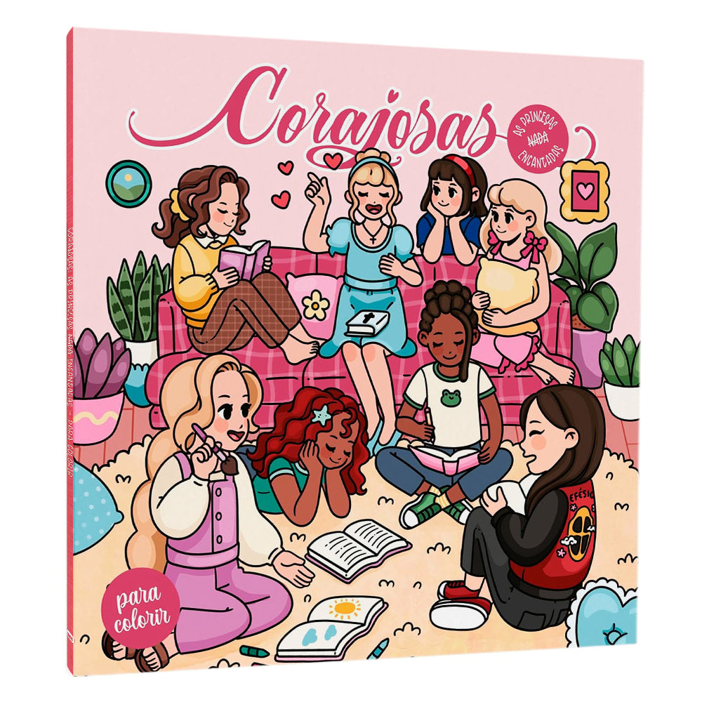 Corajosas Para Colorir | As Princesas Nada Encantadas