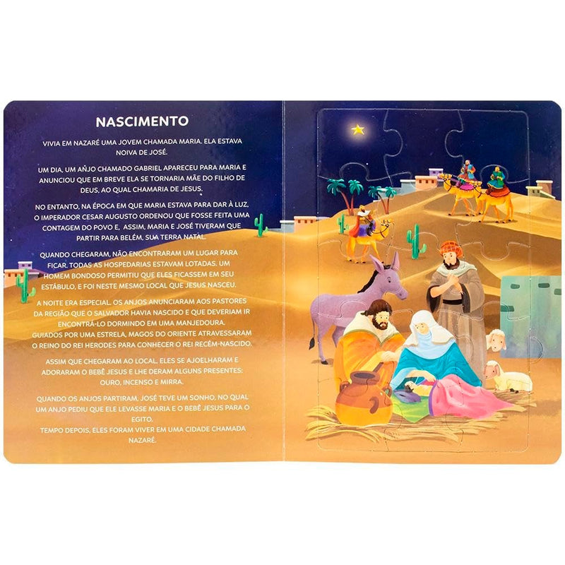 A História de Jesus Em Quebra-Cabeça | Acima de 4 Anos