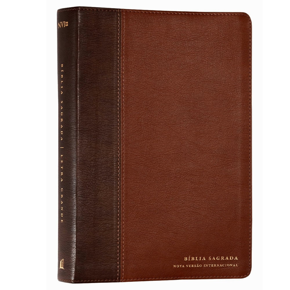 Bíblia Sagrada | NVI | Leitura Perfeita |  Espaço Para Anotação | 2 Tons de Marrom