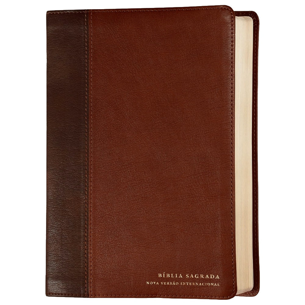Bíblia Sagrada | NVI | Leitura Perfeita |  Espaço Para Anotação | 2 Tons de Marrom