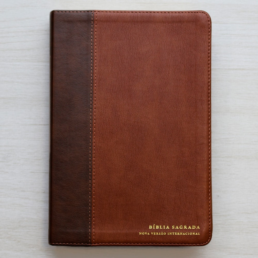 Bíblia Sagrada | NVI | Leitura Perfeita |  Espaço Para Anotação | 2 Tons de Marrom