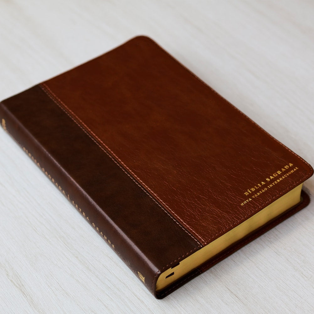 Bíblia Sagrada | NVI | Leitura Perfeita |  Espaço Para Anotação | 2 Tons de Marrom