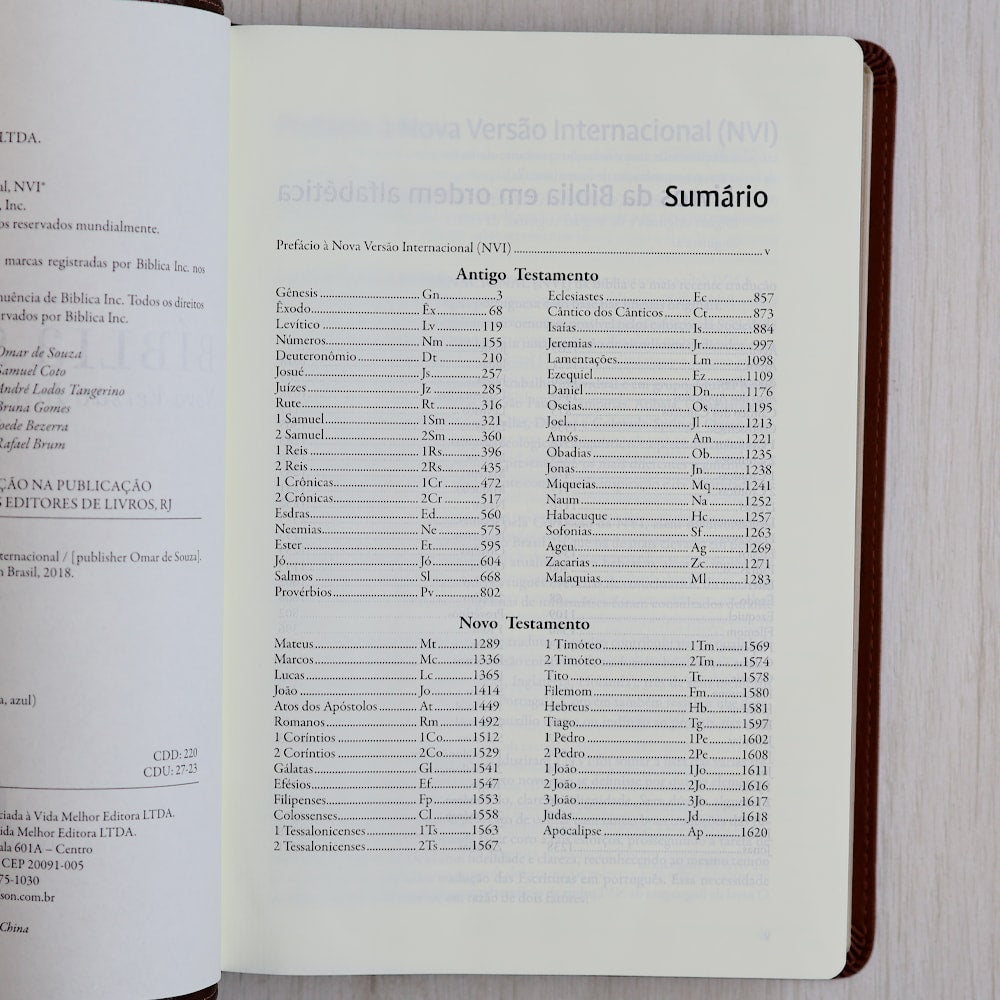 Bíblia Sagrada | NVI | Leitura Perfeita |  Espaço Para Anotação | 2 Tons de Marrom