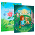 Kit Sementinhas de Fé, 2 livros infantis com capas coloridas, ilustrações de flores, animais e crianças. — Plenitude