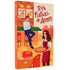Livro Três Fatias de Amor de Ana Souza, capa laranja com ilustrações de casal em pizzaria. — Plenitude