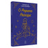Livro O Pequeno Príncipe, Antoine de Saint-Exupéry, Principis, capa almofadada azul com ilustração dourada. — Plenitude
