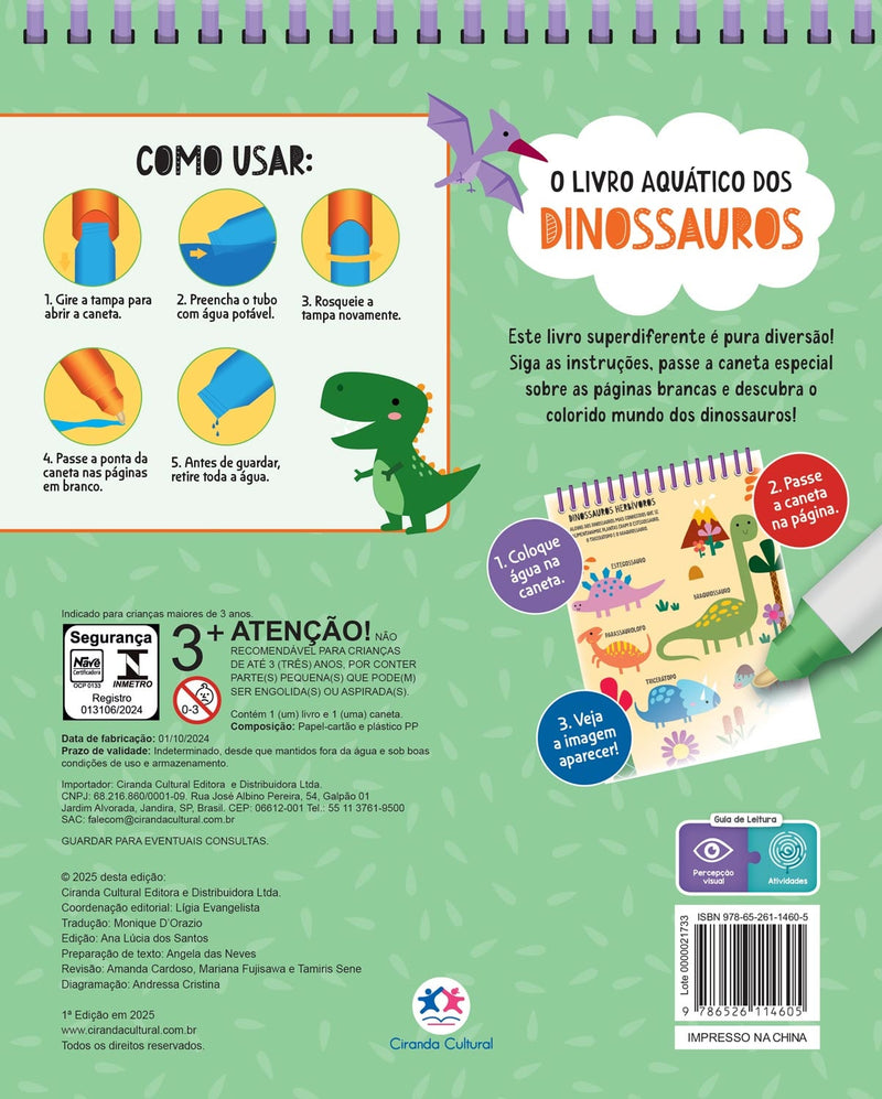 O livro aquatico dos dinossauros