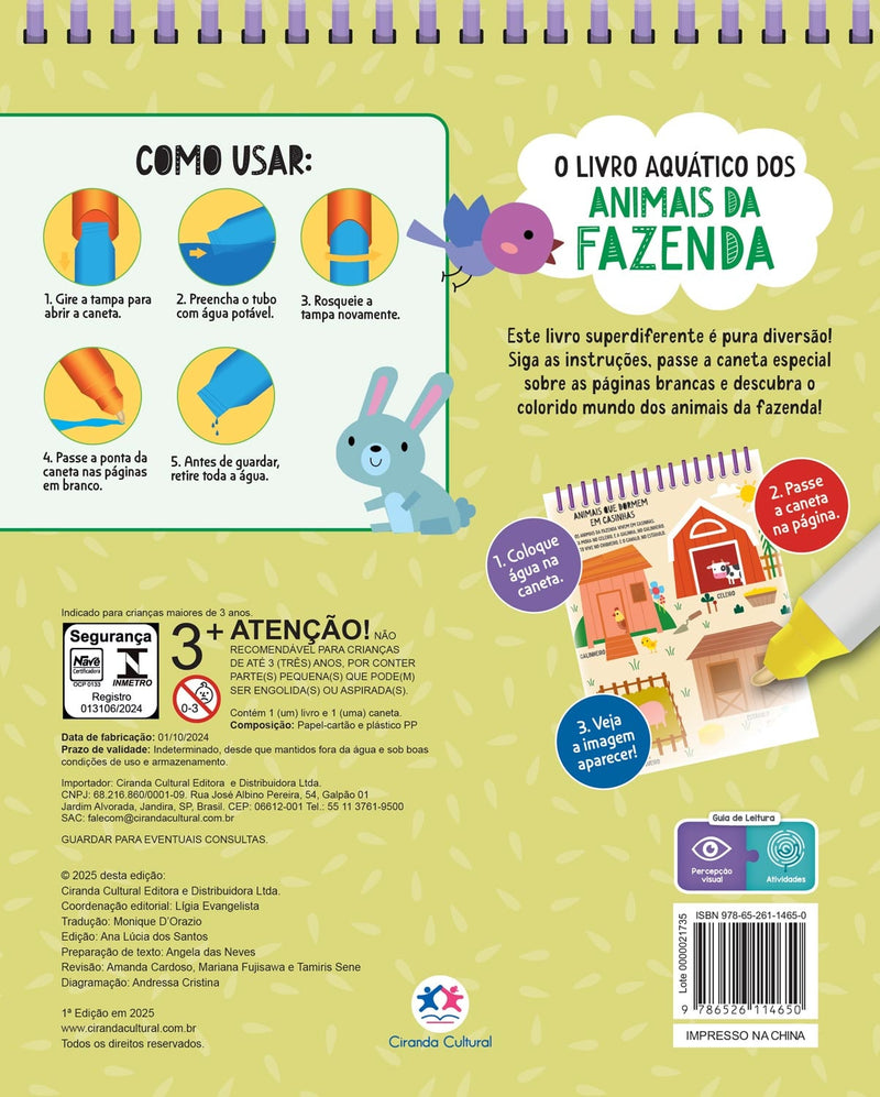 O livro aquatico dos animais da fazenda