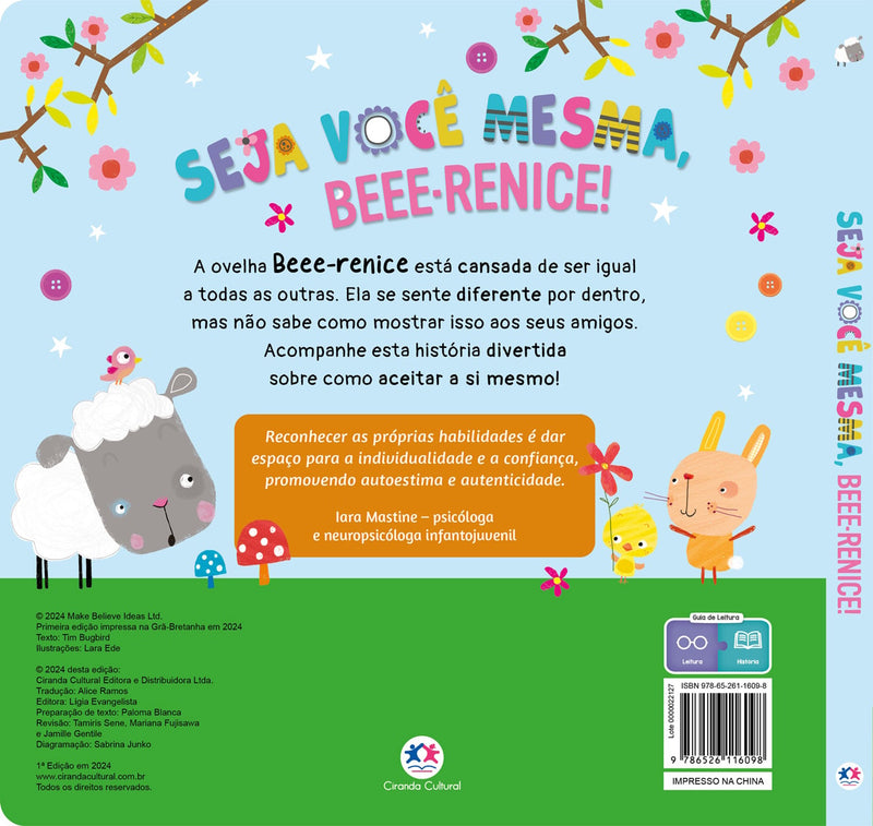 Seja voce mesma, Beee-renice!