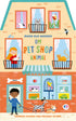 Livro infantil Um Pet Shop Animal, Ciranda Cultural, capa ilustrada de prédio com pet shop. — Plenitude