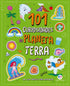 Livro "101 curiosidades do planeta Terra" com capa verde e ilustrações coloridas. — Plenitude