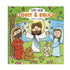Livro de colorir Cuddly and Biblical, Comfy Goods, capa com Jesus, Maria e José e animais. — Plenitude